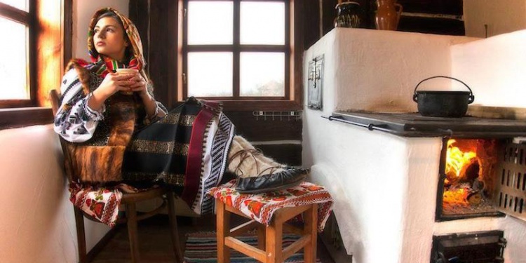 Новый год под контролем печь дом