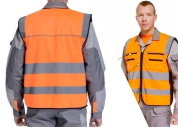 Сигнальный жилет третьего класса «Спектр Премиум» от «Союзспецодежда» 🇷🇺