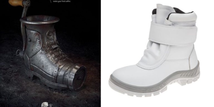 Бразильская компания выпустила провокационную рекламу женской рабочей обуви