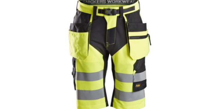 Лето по-шведски – сигнальные рабочие шорты от Snickers
