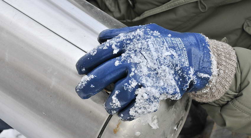 перчатки для работы в сильный мороз