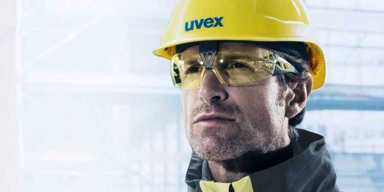 Тонировка линз защитных очков Uvex