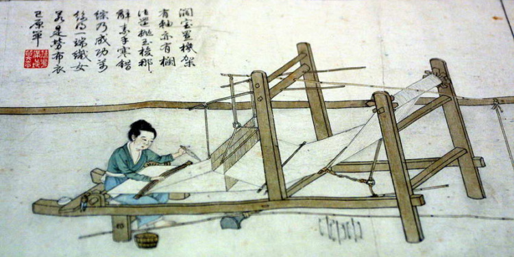 Плетение ткани