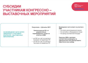 перечень конгрессно-выставочных мероприятий затраты