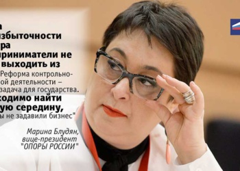 Проверки бизнеса Марина Блйдян Опора России