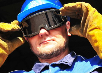 Тест очков для газосварщика Uvex