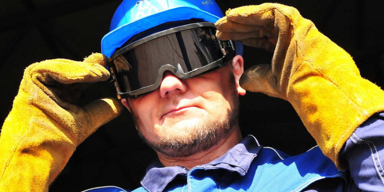 Тест очков для газосварщика Uvex