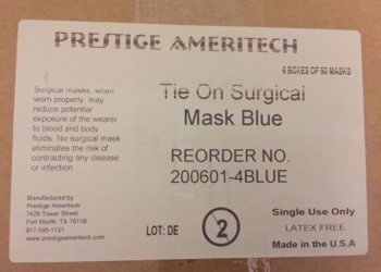 Prestige Ameritech увеличил выпуск защитных масок до 1 млн штук в день