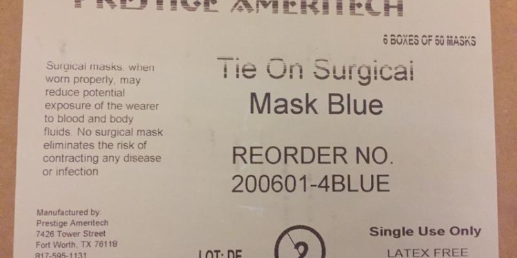 Prestige Ameritech увеличил выпуск защитных масок до 1 млн штук в день