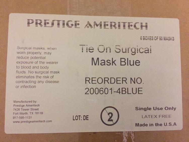 Prestige Ameritech увеличил выпуск защитных масок до 1 млн штук в день