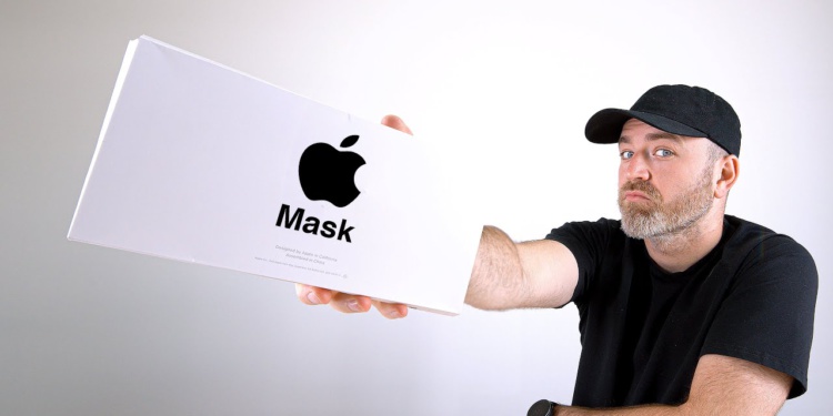 Распаковка респиратора Apple Mask