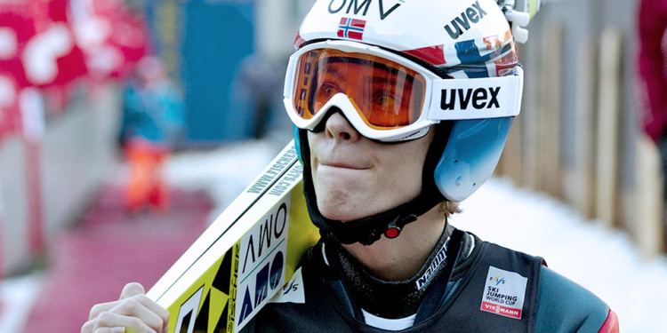 uvex ski jump helmet