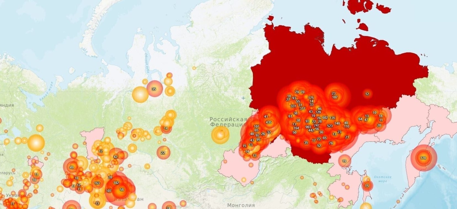 Карта пожаров тюмень 2021