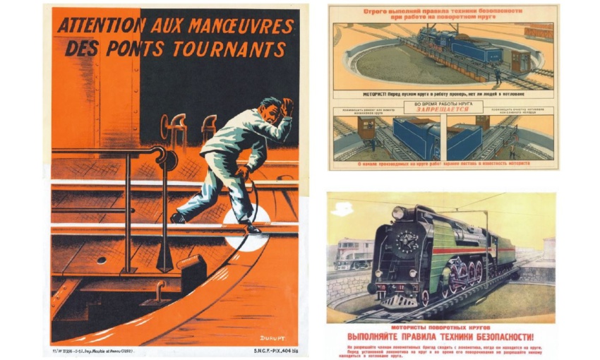 Правила железной дороги — в редких плакатах