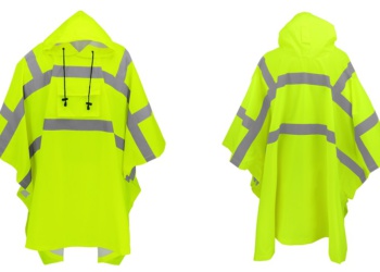 FrogWear HV-GLO-850 – «сигнальное» пончо от дождя