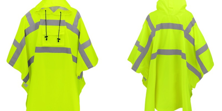 FrogWear HV-GLO-850 – «сигнальное» пончо от дождя