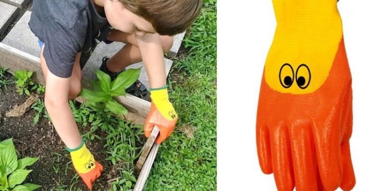 Милота: детские рабочие перчатки Bellingham «Утенок»