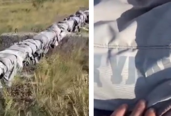 Униформа как изоляция: в Казахстане обнаружили теплотрассу, обмотанную бэушной одеждой нацгвардии