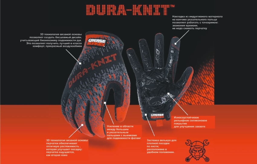 3D-вязка и защитные перчатки