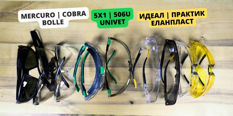 Лучшие открытые защитные очки на российском рынке СИЗ