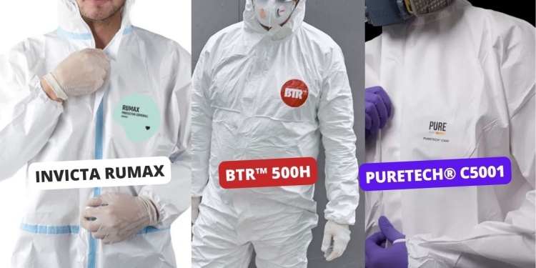 Лучшие одноразовые защитные комбинезоны*