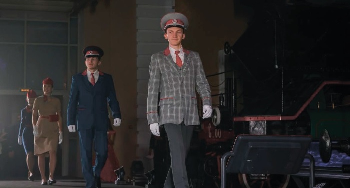 В Музее железных дорог России прошло дефиле транспортной униформы