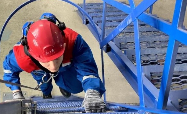 На ТЭЦ в Братске появился полигон для подготовки к высотным работам