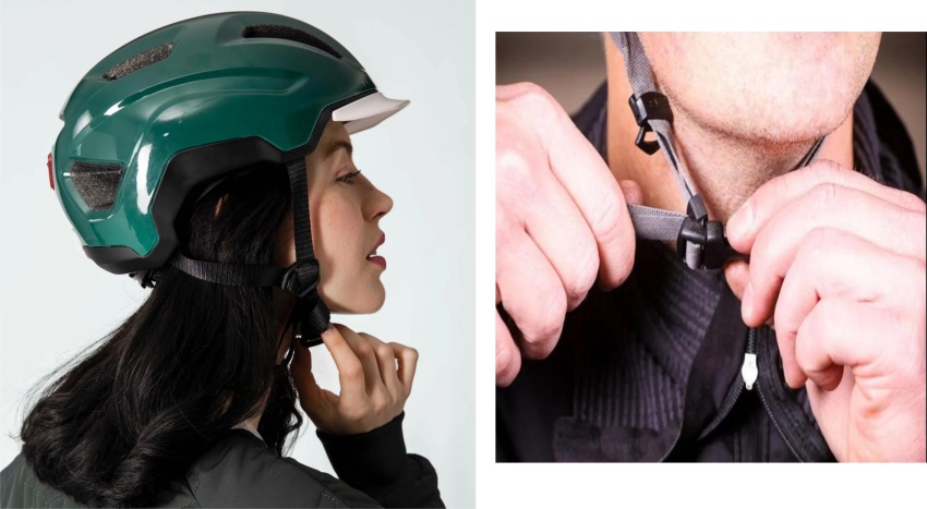 Инновации затронули подбородочный ремешок каски