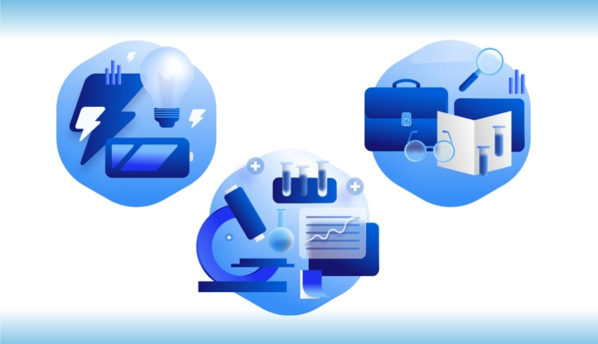 Зона стартапов на выставке A+A