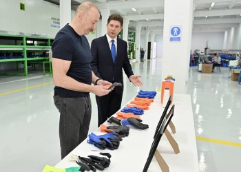 В Азербайджане открыли завод рабочих перчаток мощностью 25 млн пар в год