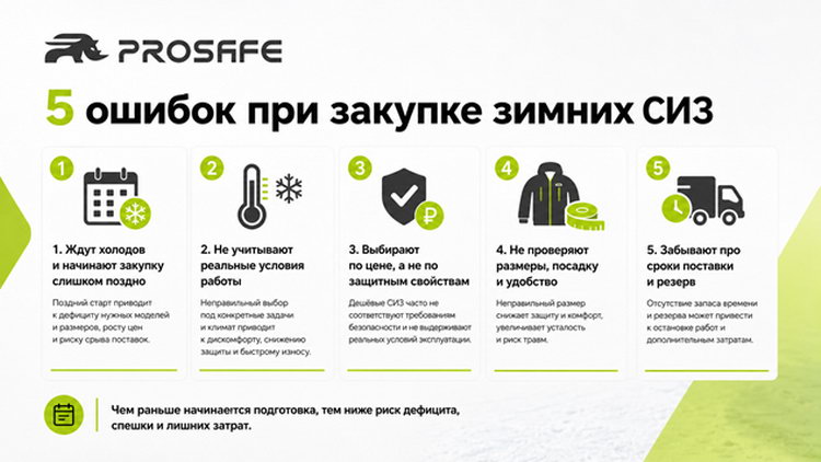 Закупка зимней спецодежды летом – почему это выгодно?