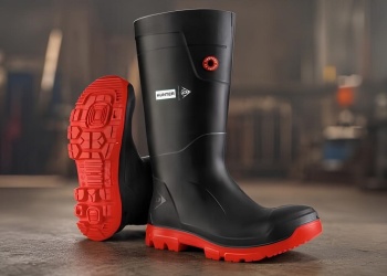 Hunter и Dunlop выпустили совместную модель рабочих сапог для женщин