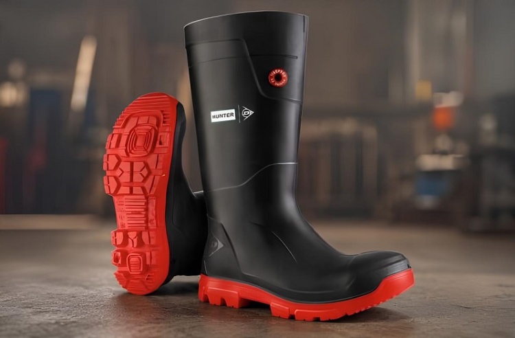 Hunter и Dunlop выпустили совместную модель рабочих сапог для женщин